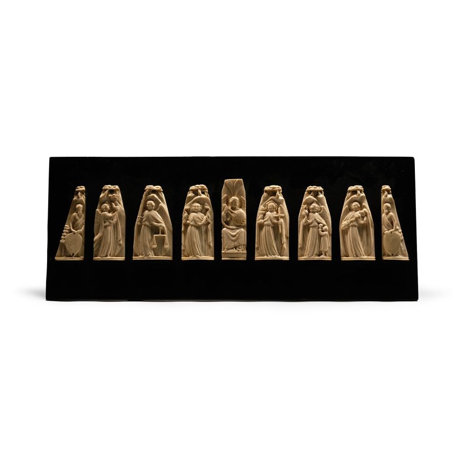 Medieval Archangels and Other Carved Bone Plaques by the Embriachi Workshop