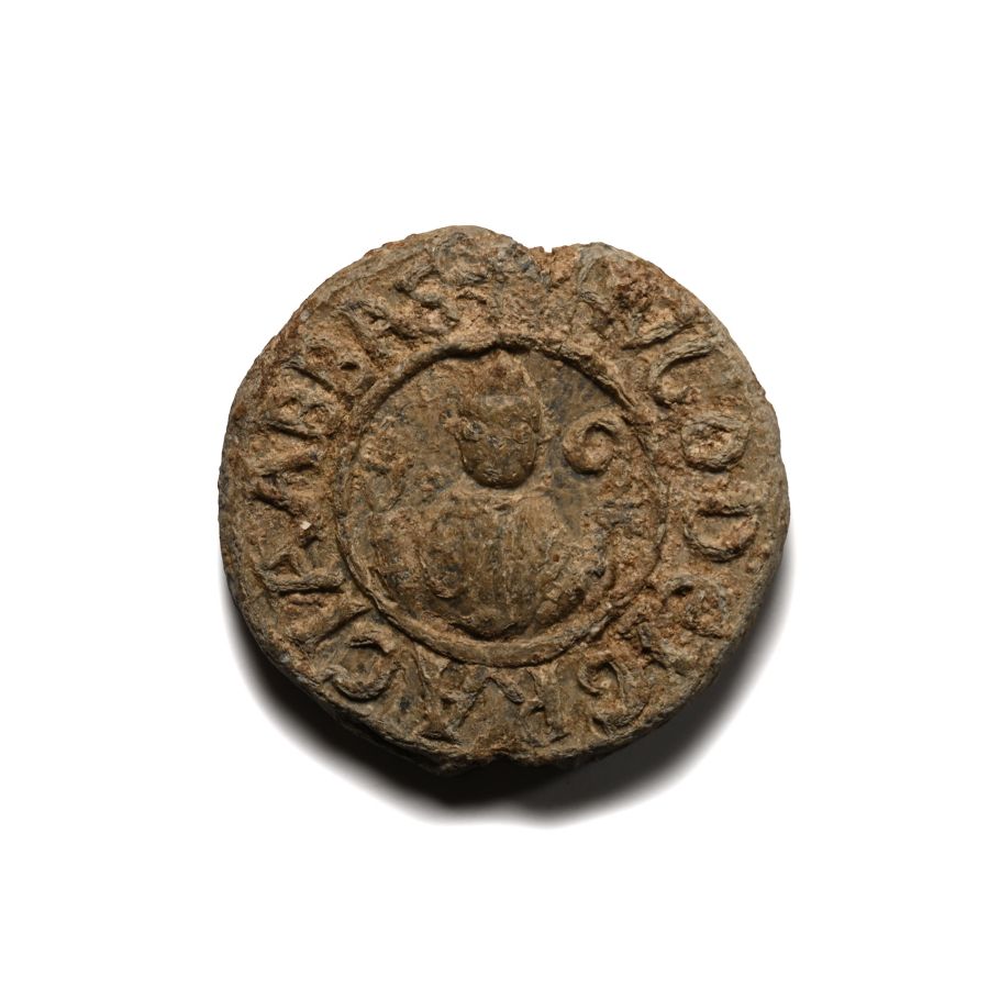 Medieval Lead Document Seal from Bury St. Edmunds