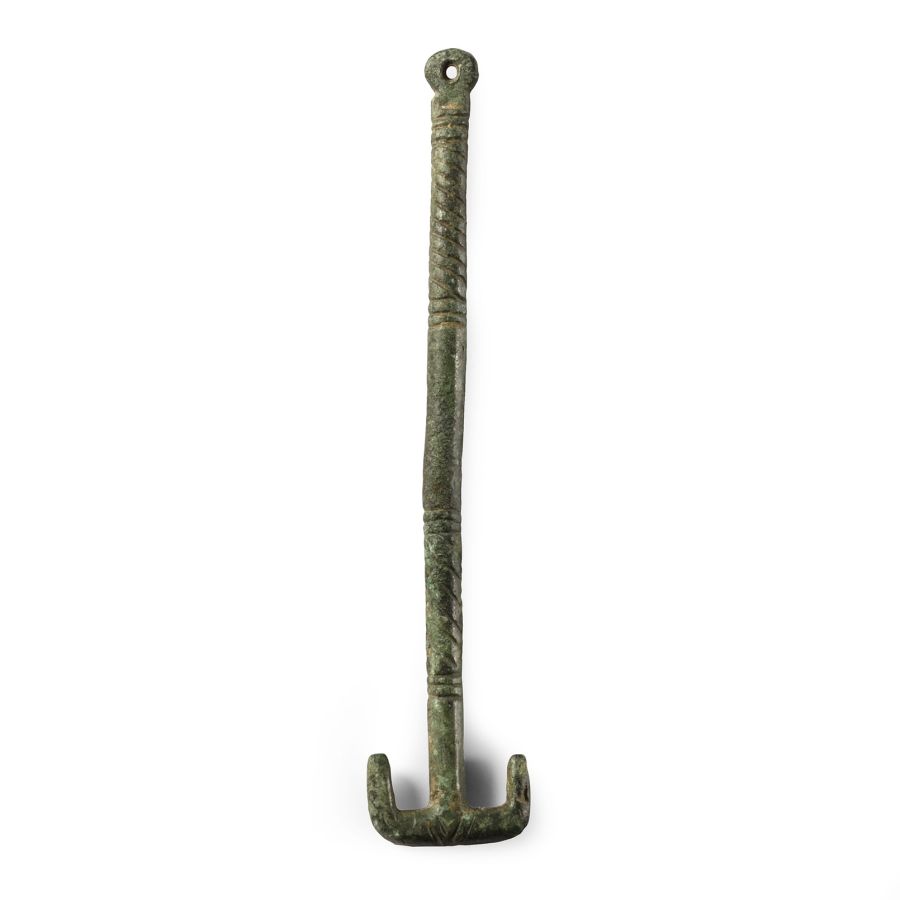 Anglo-Saxon Bronze Miniature Girdle Hanger