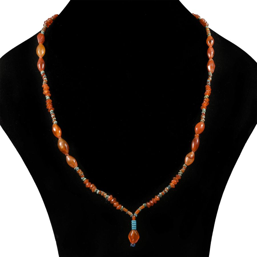 Egyptian Hardstone and Faience Necklace