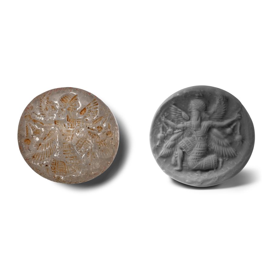 Neo Babylonian Rock Crystal Stamp Seal