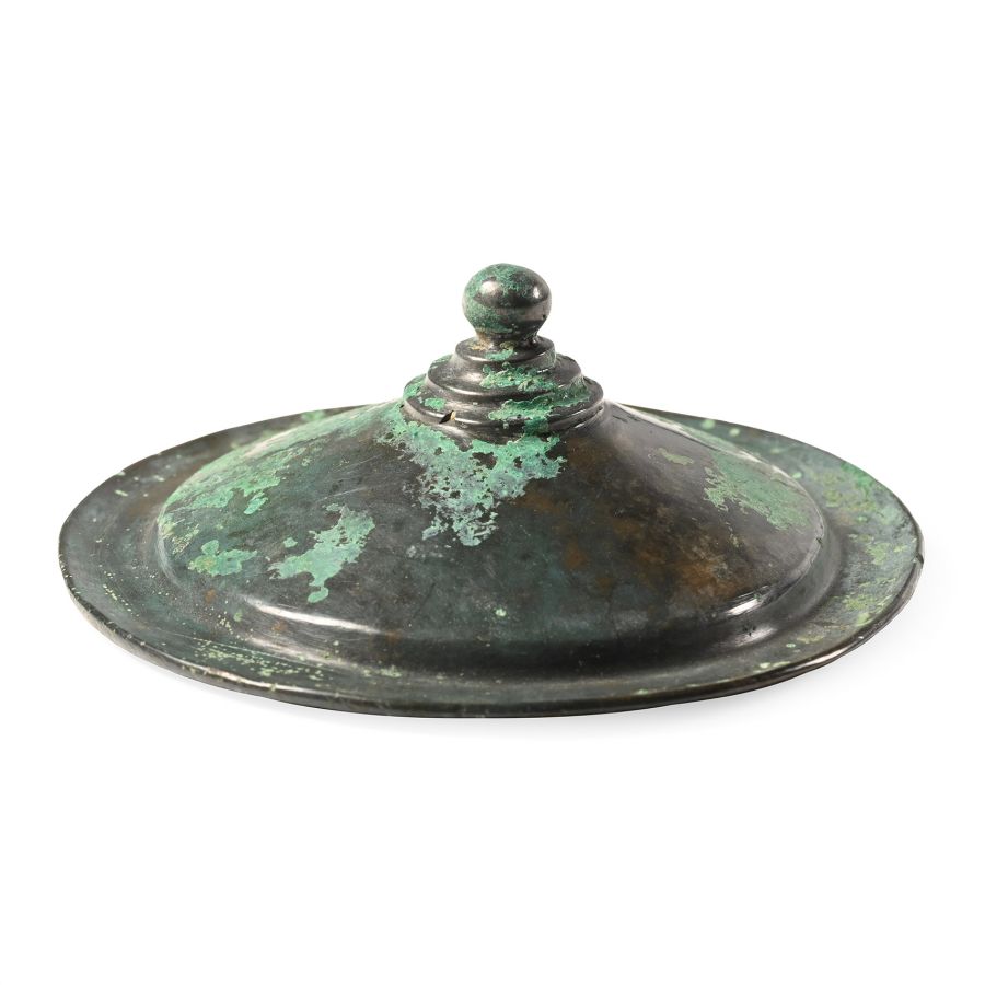 Bronze Age Silvered Shield Boss
