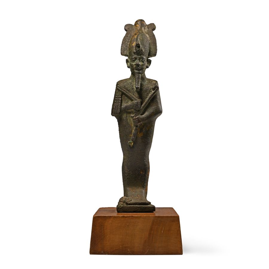 Egyptian Bronze Figure of Osiris