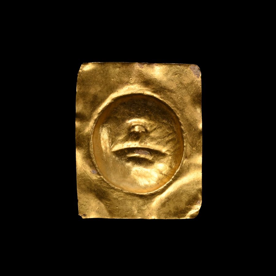 Roman Gold Votive Plaque