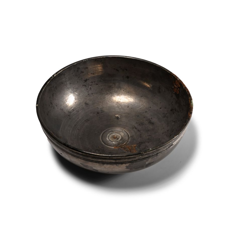 Roman Tinned Bronze Bowl