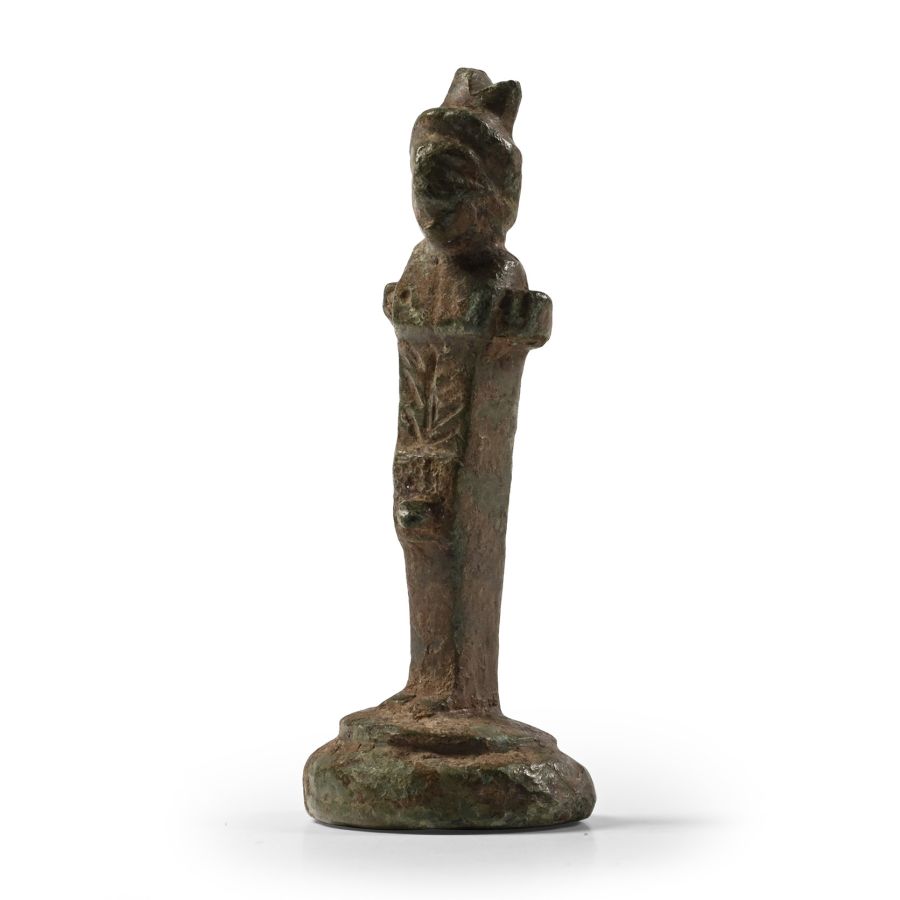 Roman Bronze Miniature Herm Statuette