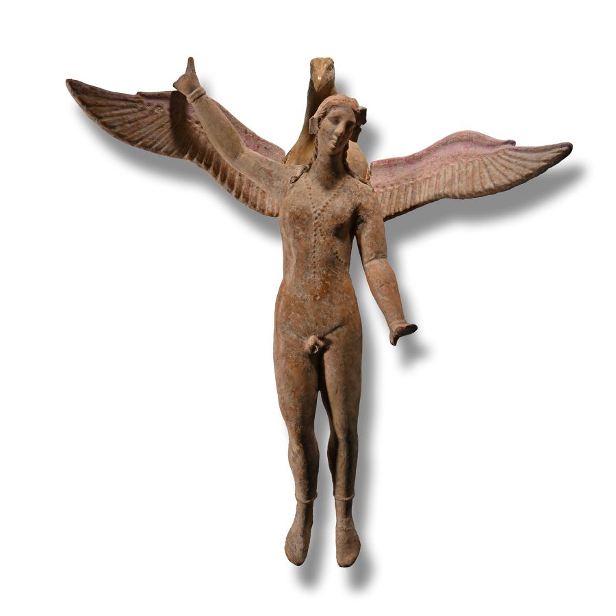 Greek Terracotta Figure of Ganymede