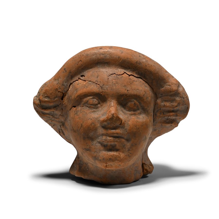 Hellenistic Terracotta Head of a Woman