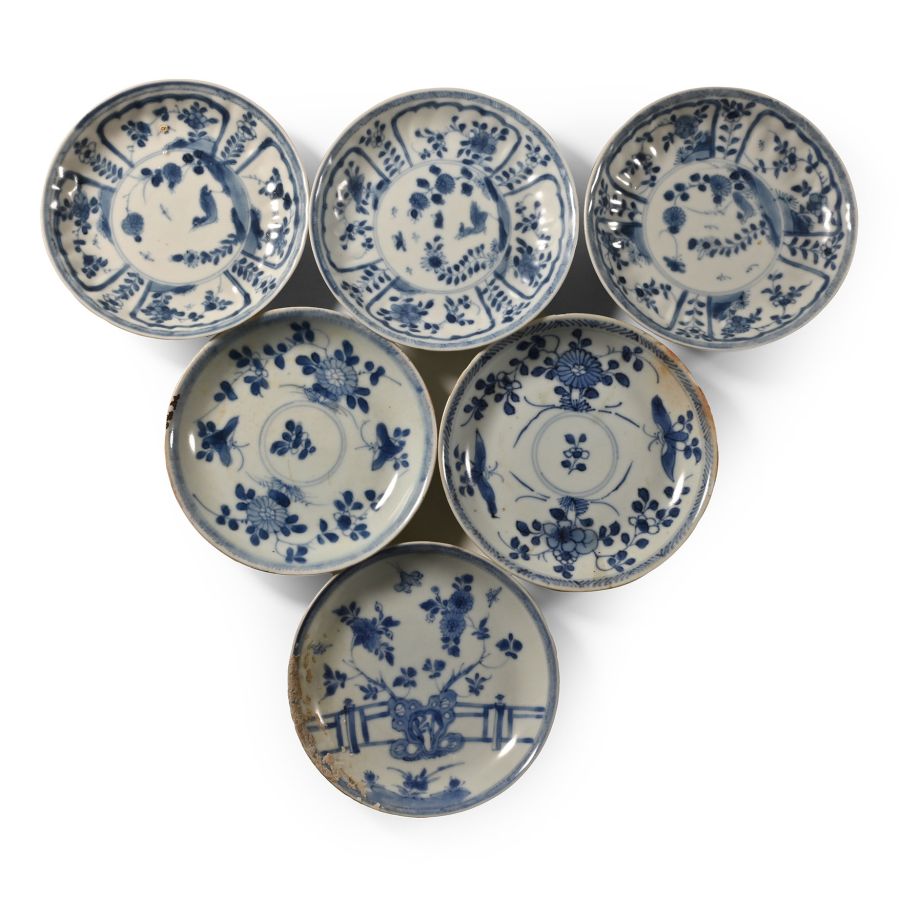 Ca Mau Cargo Shipwreck Glazed Blue and White Dish Collection