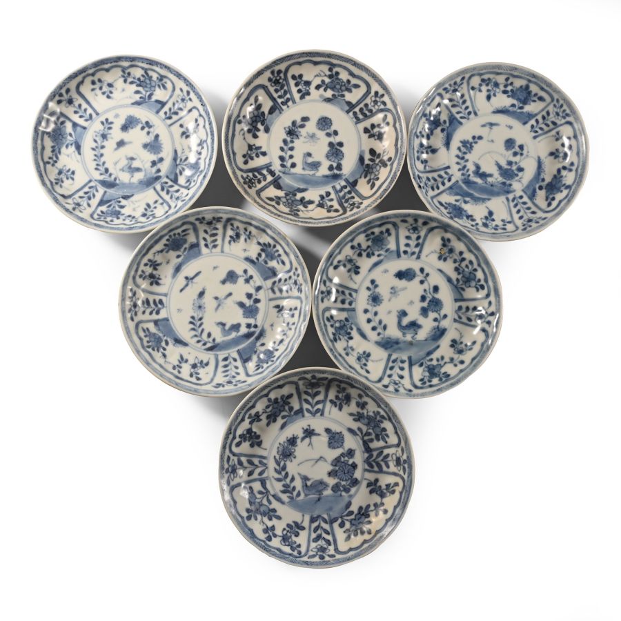 Ca Mau Cargo Shipwreck Glazed Blue and White Dish Set