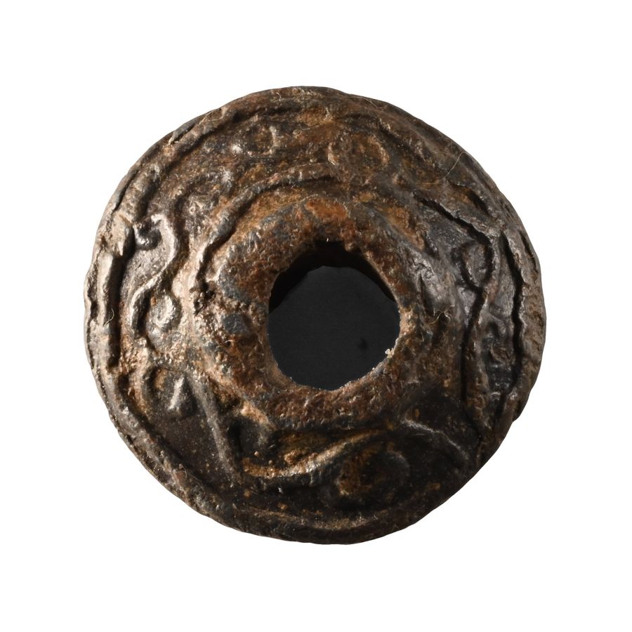 Iron Age Celtic Lead Spindle Whorl