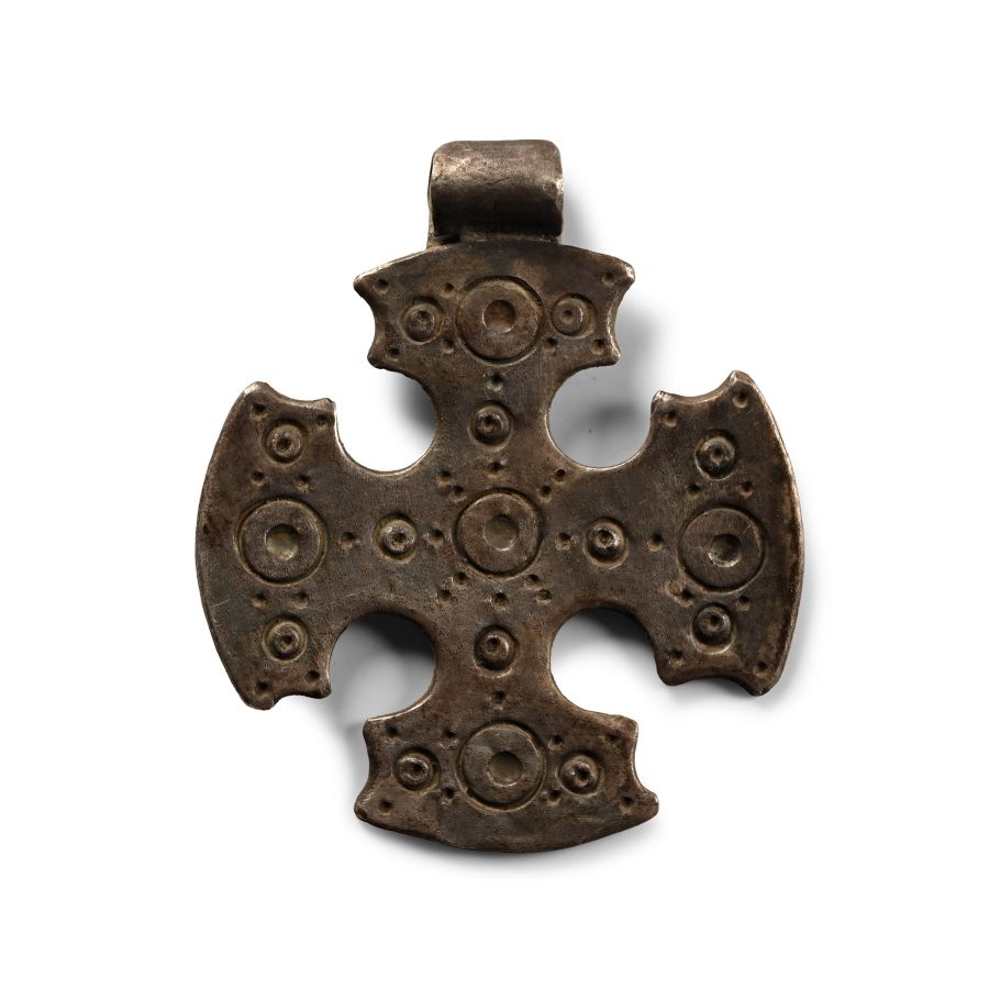 Viking Age Silver Cross Pendant