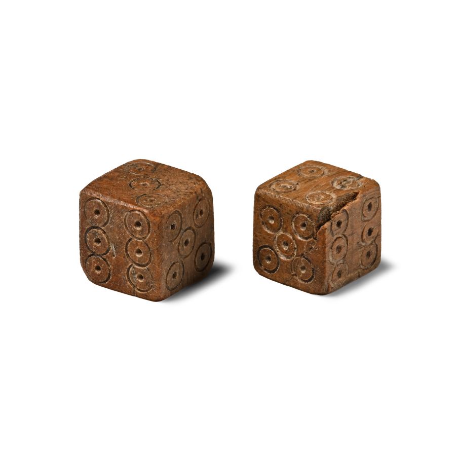 Roman Bone Dice Pair