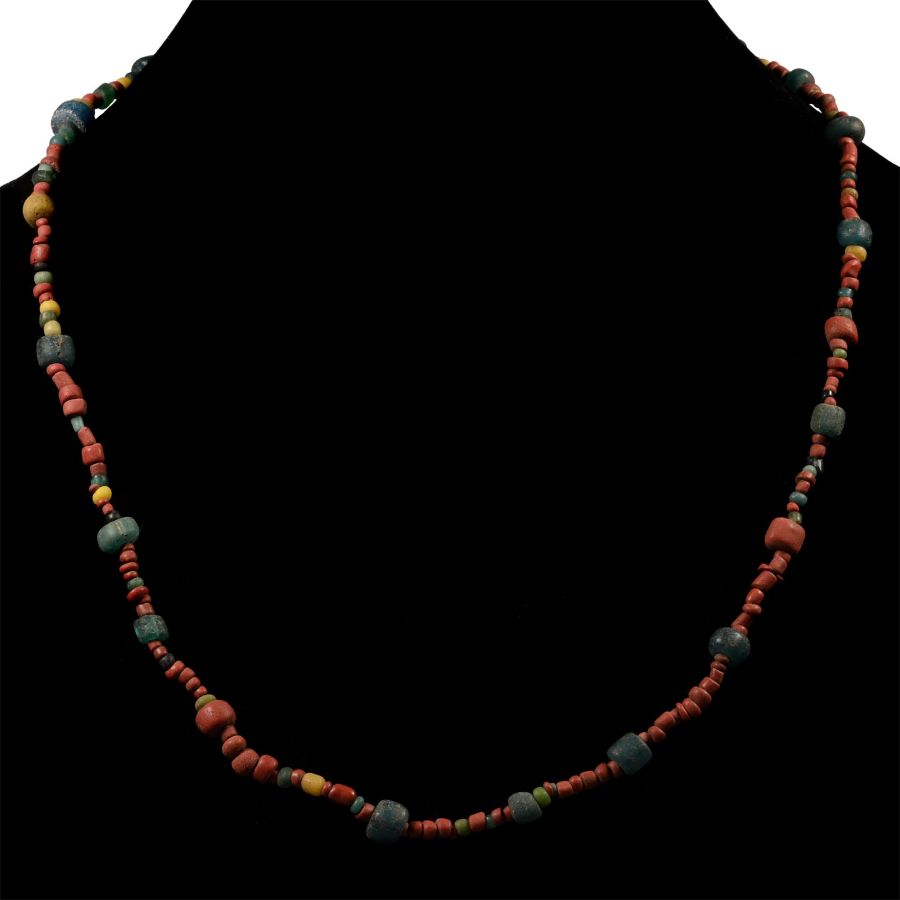 Western Asiatic Glass Bead Necklace String