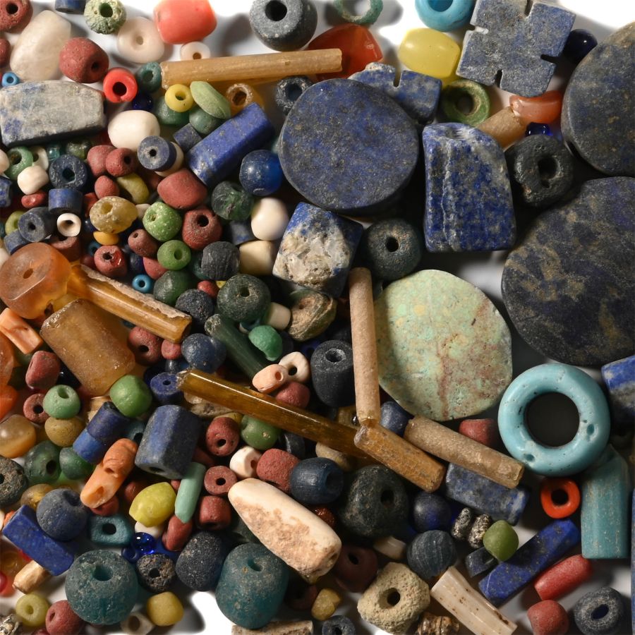 Mixed Ancient Necklace Bead Group