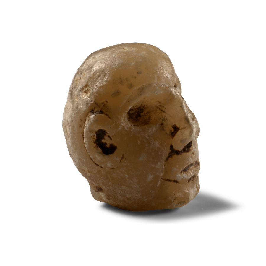 Sumerian Alabaster Head