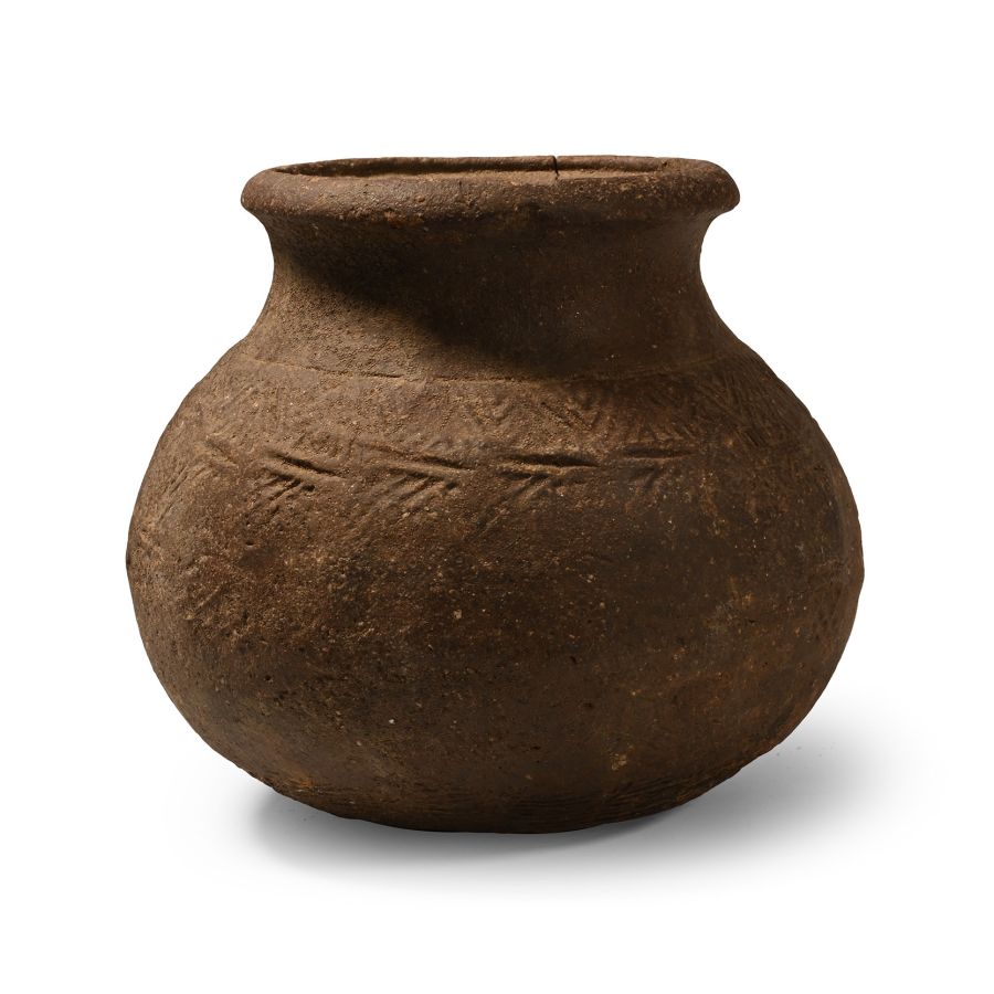 Pre-Columbian Puebloan Anasazi Black Ware Ancestral Bowl