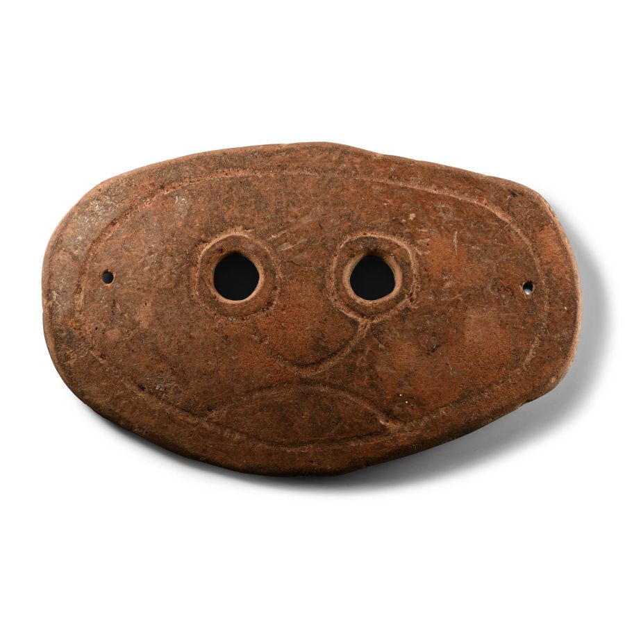 South East Asian Ceramic Funerary Mask