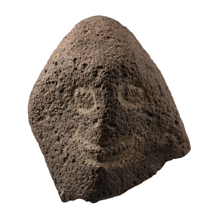 Celtic Style Stone Head