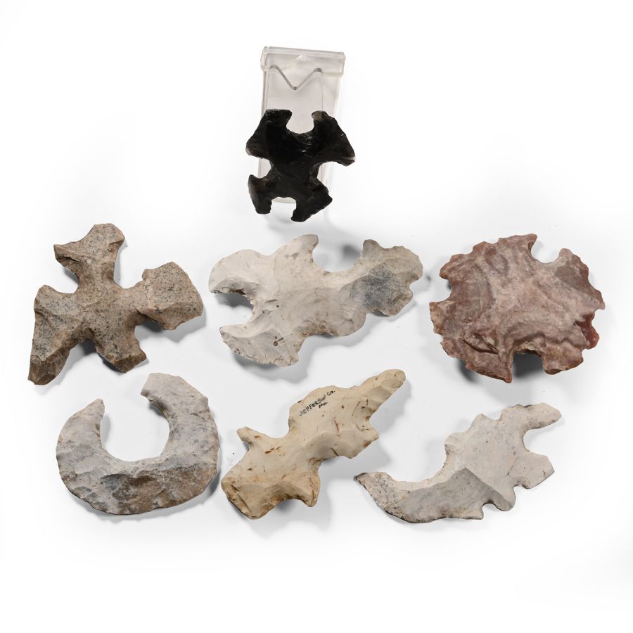 Native American Knapped Stone Artefact Collection