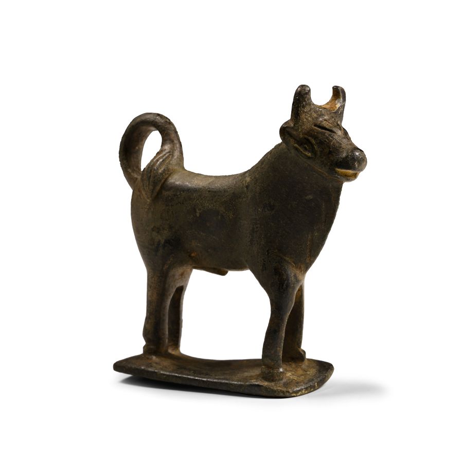 Roman Bronze Statuette of a Bull