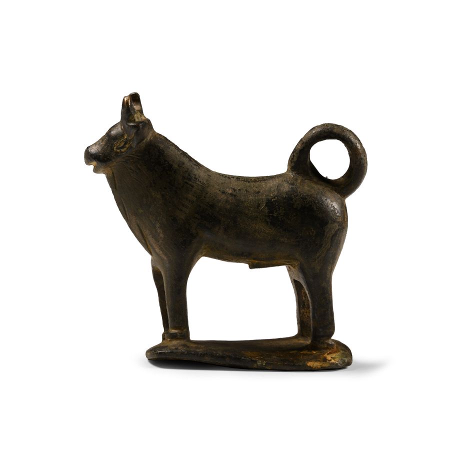 Roman Bronze Statuette of a Bull