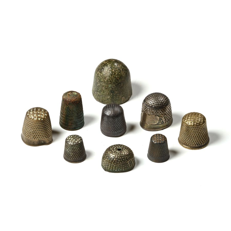 Medieval and Later Bronze Thimble Group