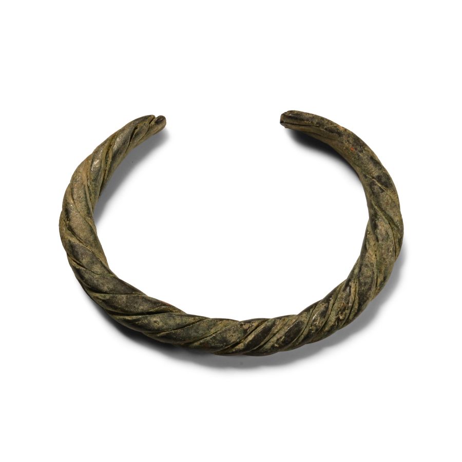Viking Age Twisted Bronze Bracelet