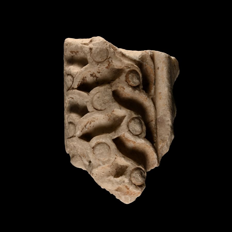 Late Byzantine Marble Decorative Fragment