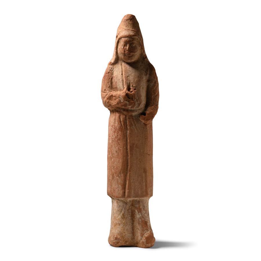 Chinese Tang Terracotta Standing Figure