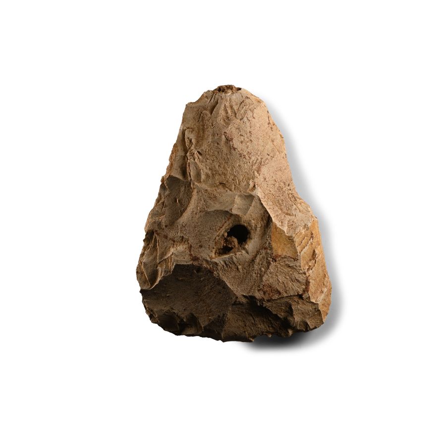 Stone Age 'St Front' Rate Triangular Form Flint Handaxe