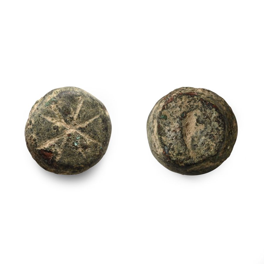 Roman Bronze Chi Rho Weight