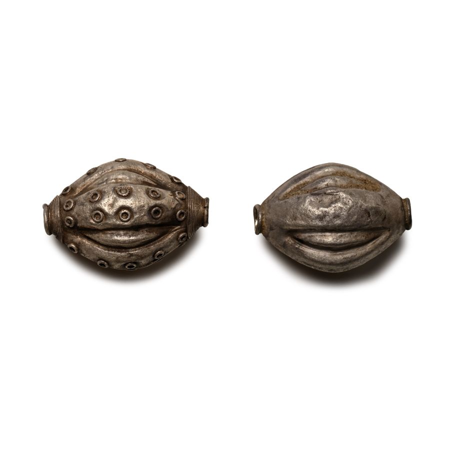 Viking Age Silver Bead Group