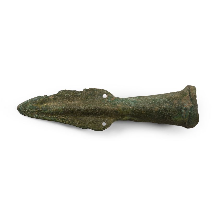 Bronze Age Pierced Socketted Spearhead