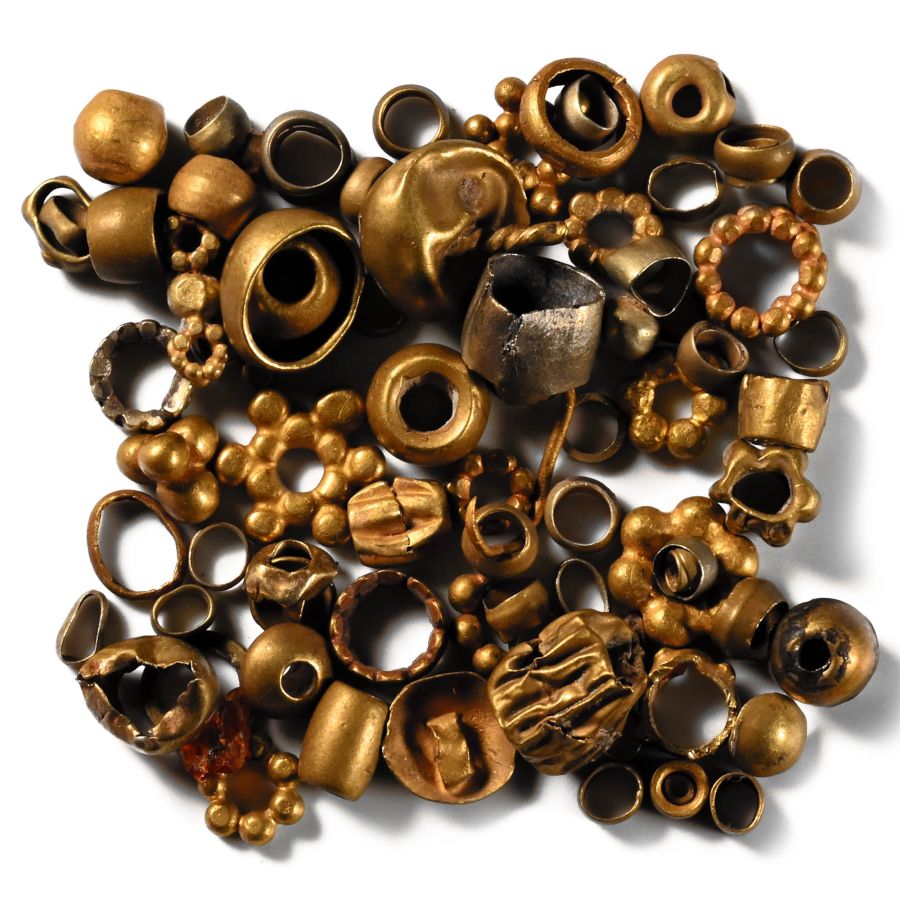 Western Asiatic Mixed Gold Bead Group