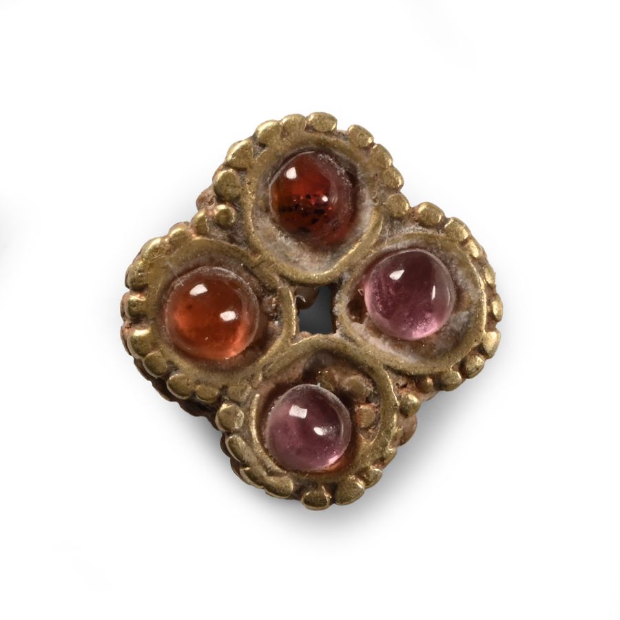 Western Asiatic Gold and Garnet Pendant