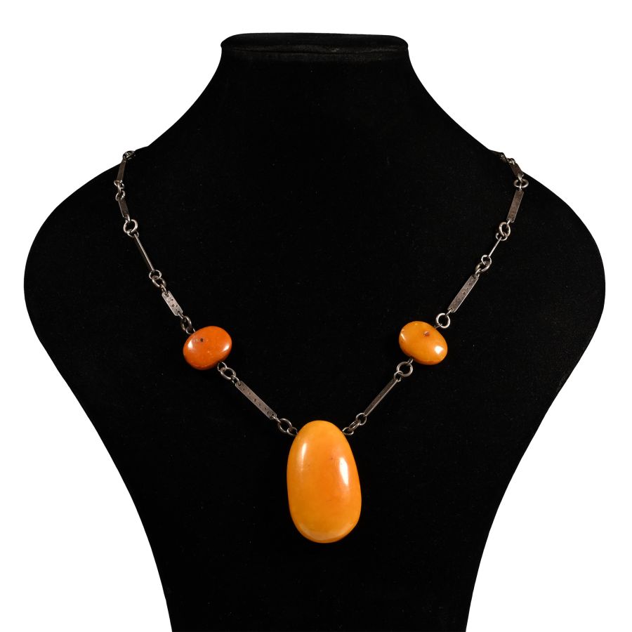Amber Bead Necklace