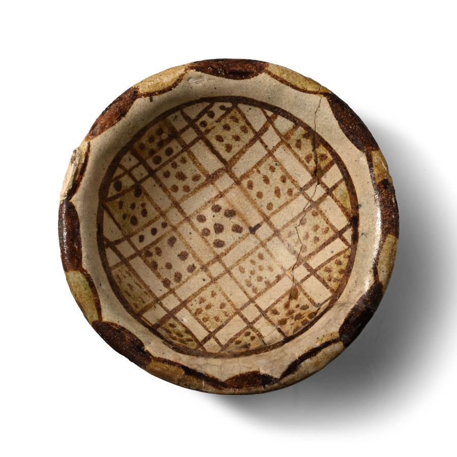 Abbasid Decorated Glazed Bowl