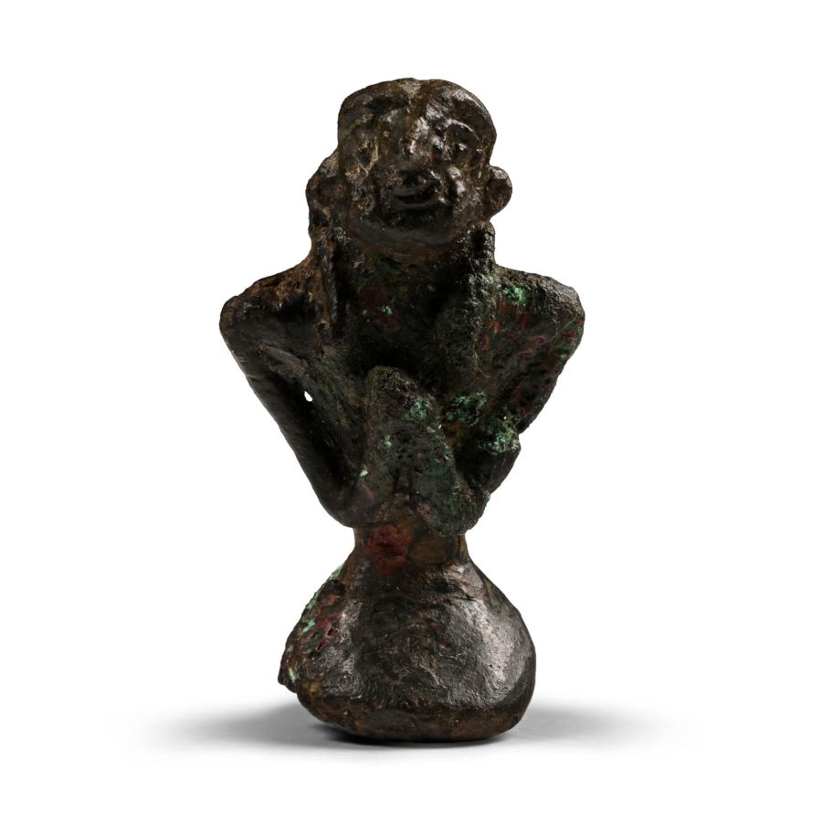 Mesopotamian Copper Male Figure