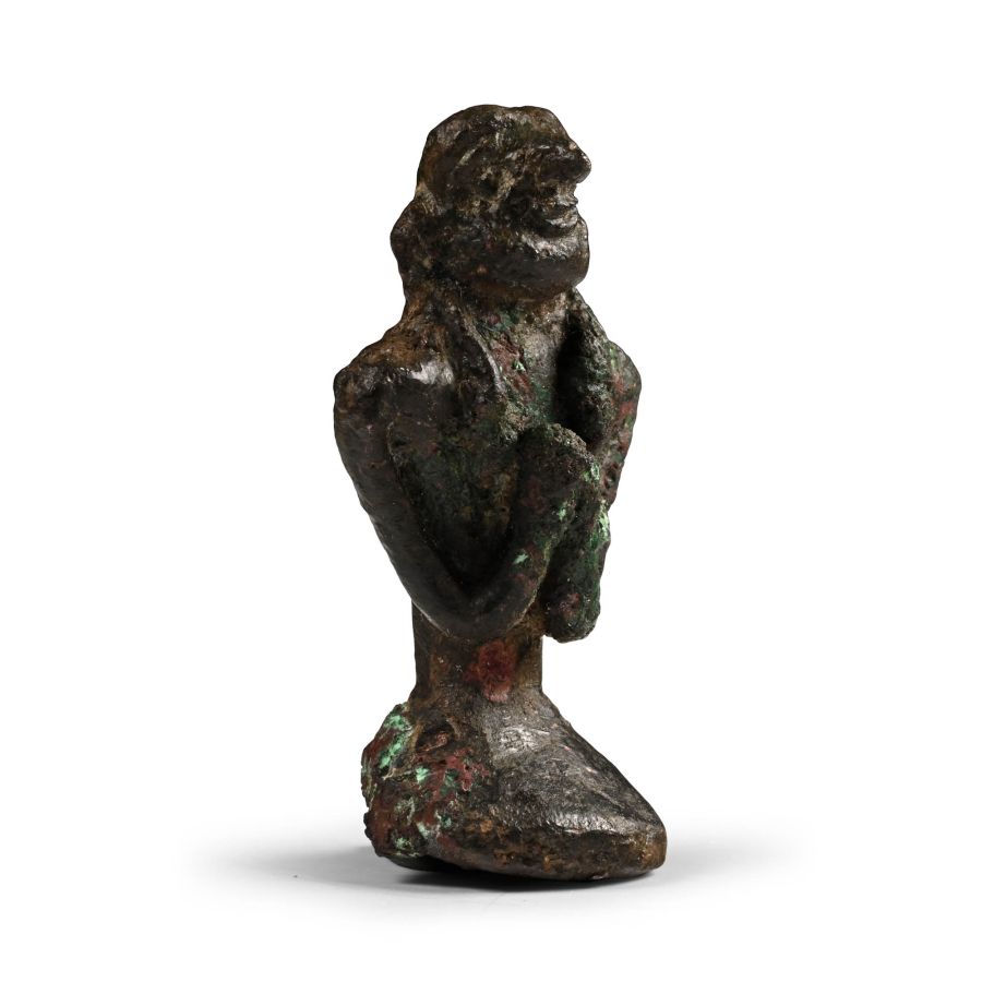 Mesopotamian Copper Male Figure