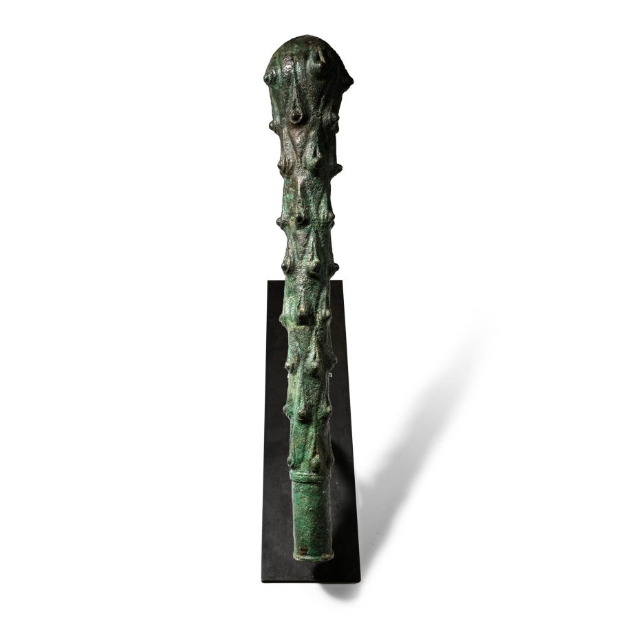 Life-Size Roman Bronze Club from a Statue of Hercules