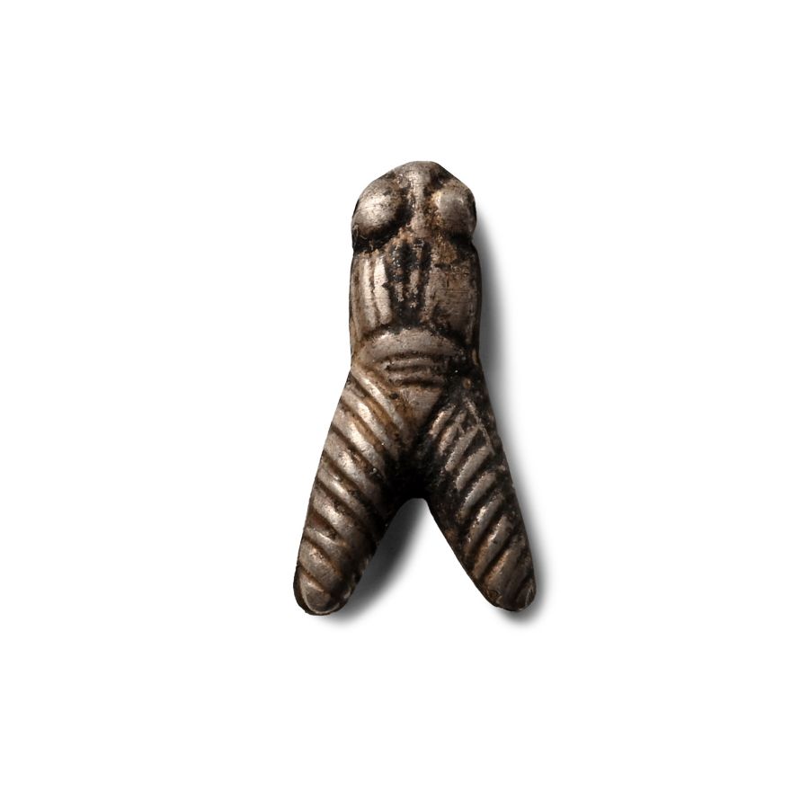 Egyptian Silver Fly Amulet