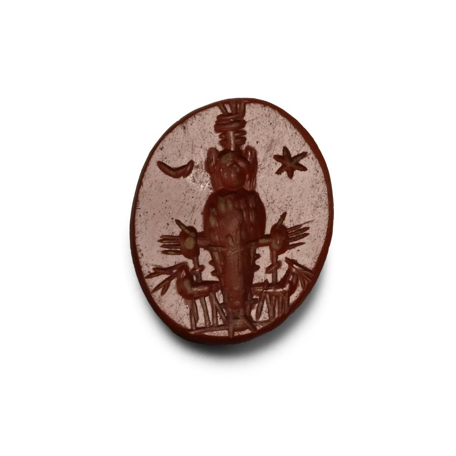 Roman Red Jasper Gemstone of Diana of Ephesus