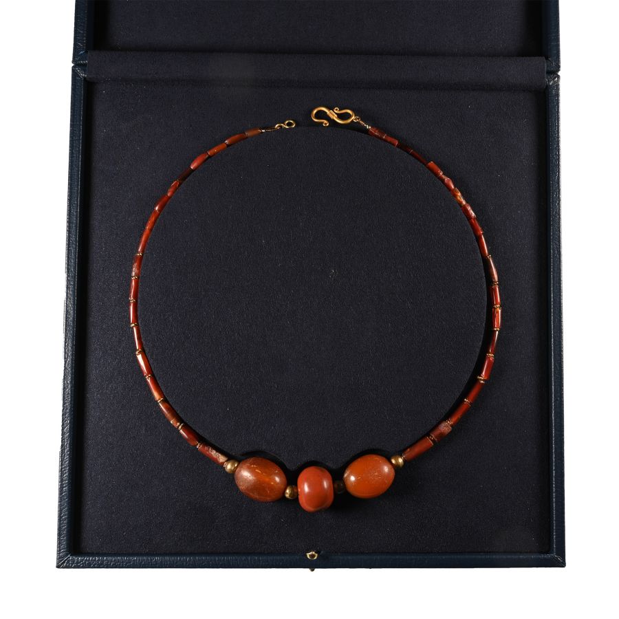Western Asiatic Red Agate Necklace