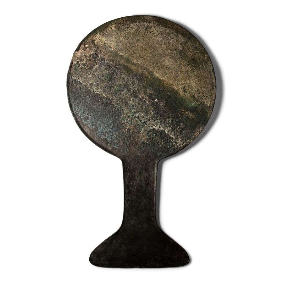 Massive Graeco-Parthian Bronze Mirror