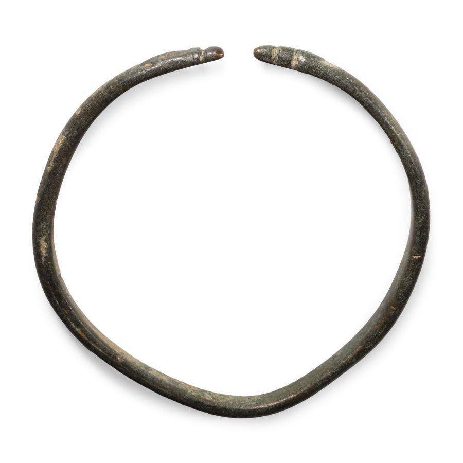 Roman Bronze Animal-Headed Bracelet
