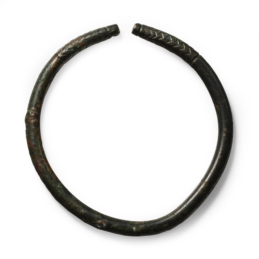Western Asiatic Decorated Bronze Bracelet