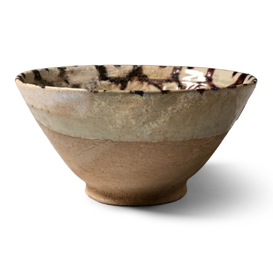 Western Asiatic Decorated White-Glazed Bowl