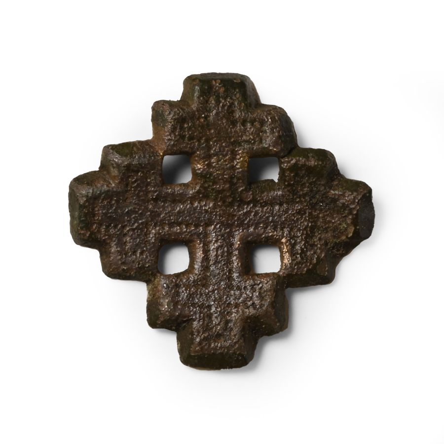 Medieval Bronze Knight's Holy Sepulchre Badge
