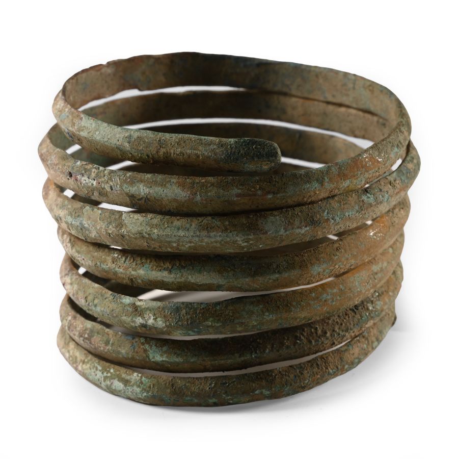 Bronze Age Coiled Snake Bracelet